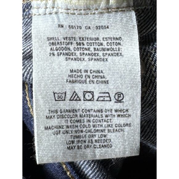 Pilcro Anthropologie Womens Ankle Gold Button Detail Denim Jeans 27 x 29 - Picture 6 of 6